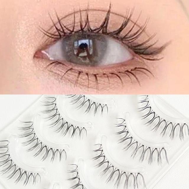 Бонни Вспышка - Накладные ресницы 03 - 5 Pairs - Black - One Size