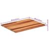VidaXL Table Top Solid Wood 25-27 Mm 60x80 Cm