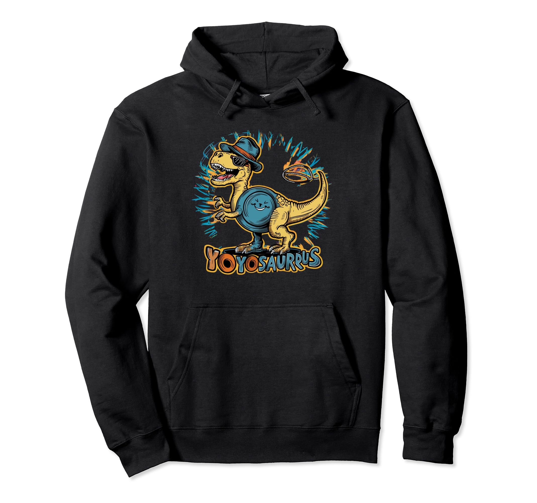 

Yoyosaurus Funny Yoyo Dinosaur Yoyoyosaurus Hoodie чёрный