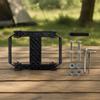 Mounting Bracket with Quick-Release Removable Hardware Black for Commuters