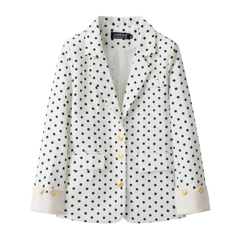 White blazer women's spring new casual temperament celebrity high-end fashion suit