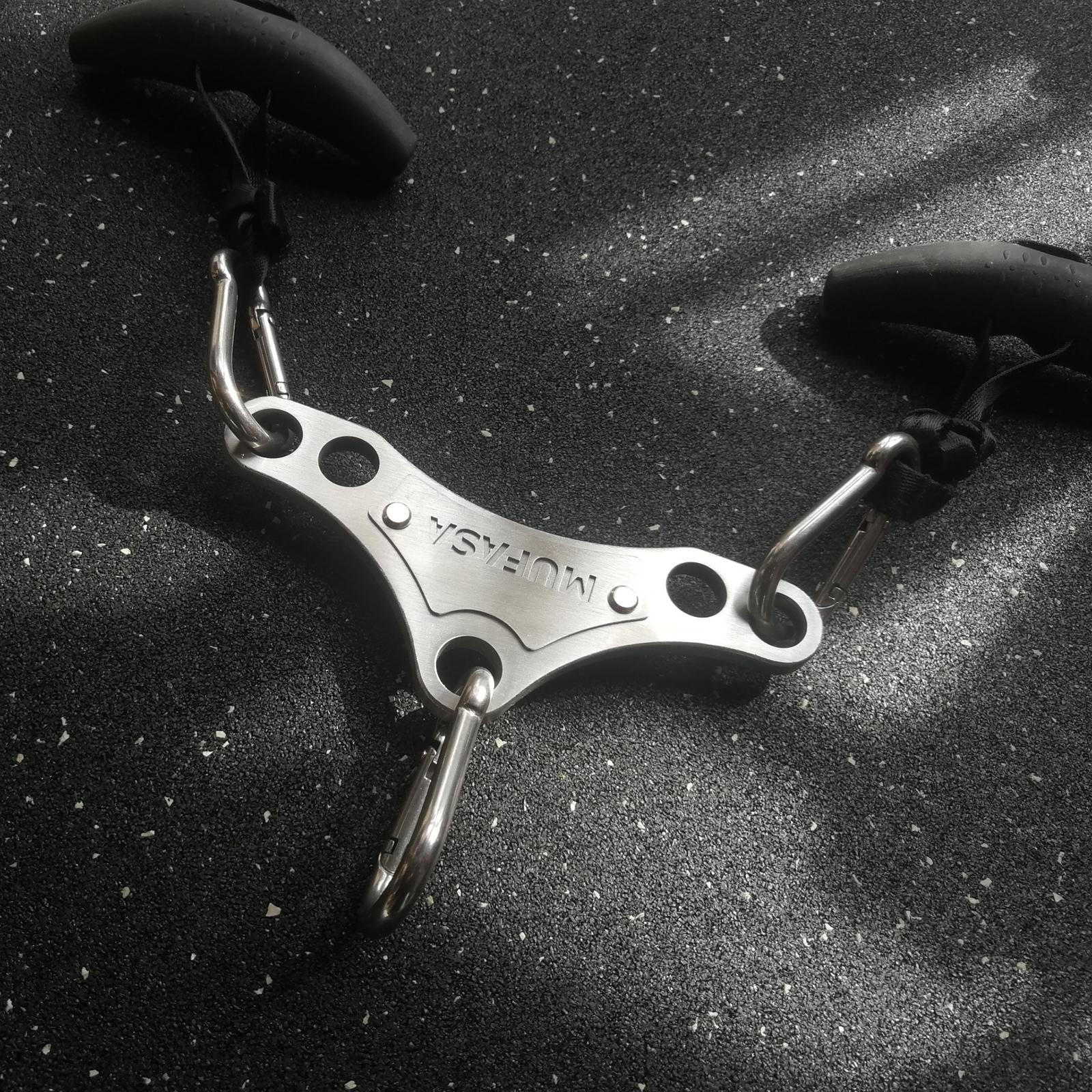 

LAT Pull Down Attachment Cable Machine Accessory for Squat Rack Strength Training Double to Single