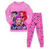 Children's Fashion Suit Skirt Round Neck Long Sleeve Top Pants