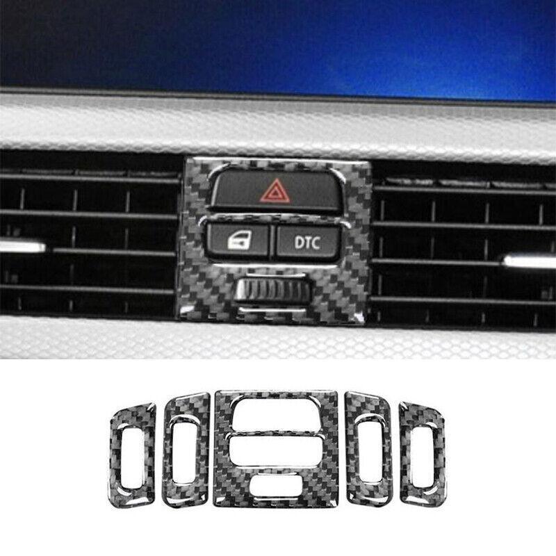 For BMW M3 2008-13 Real Carbon Fiber Left And Right Air Outlet Vent Pulley Trim