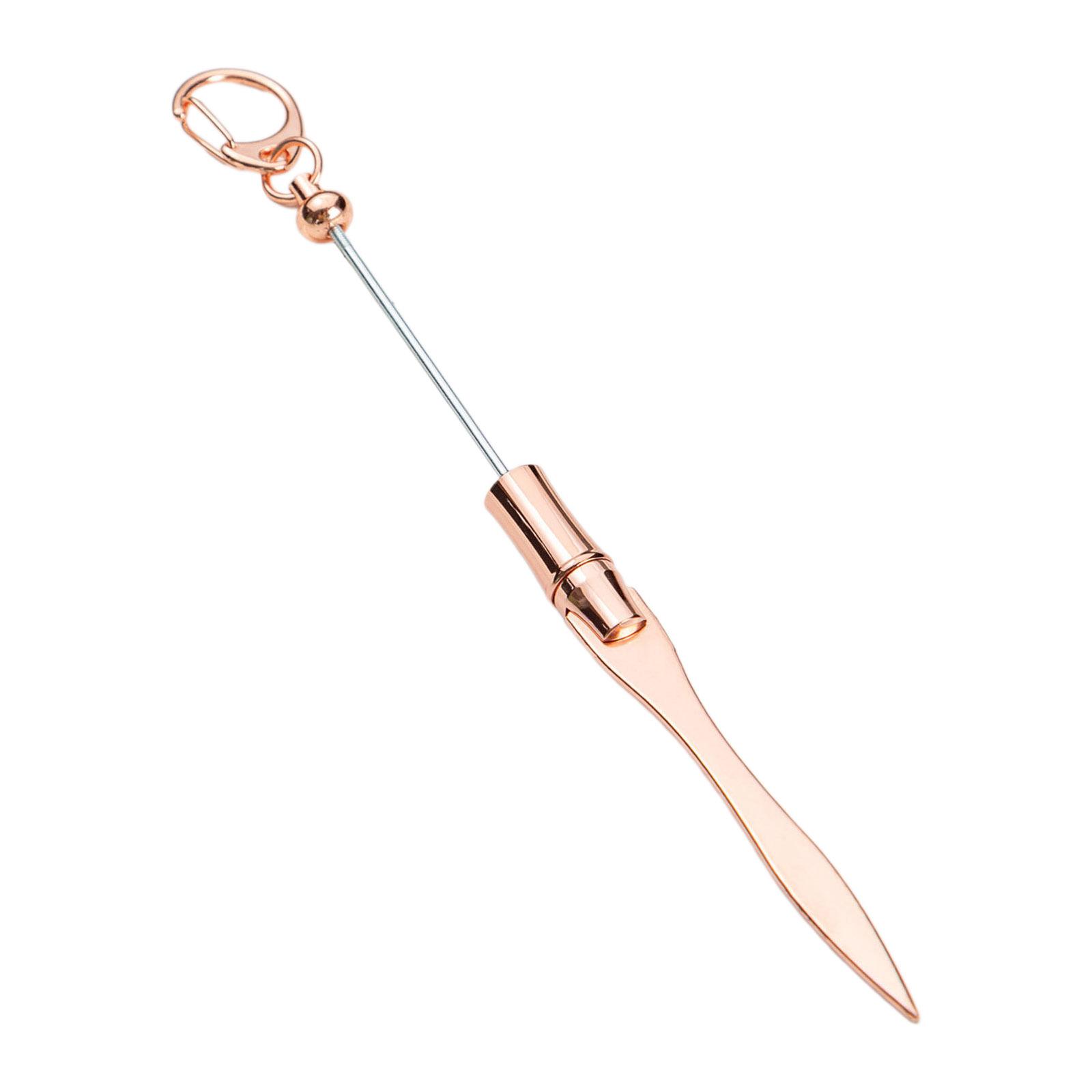 

Открывалка для писем с бисером Открывалка для конвертов с бисером для студентов Металлический открывалка для писем с зажимом для брелка Резак для конвертов 1