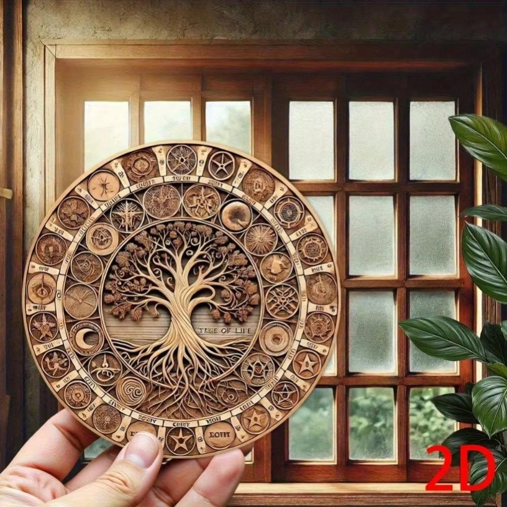 Vintage Metal Tree of Life Wall Art Iron Painting Home Decor