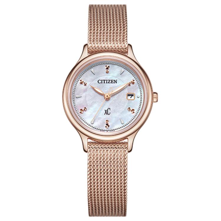 

CITIZEN Light Powered Quartz Movement Stainless Steel Strap Watch Women s Watch EW2635-54X Mother-of-Pearl Color