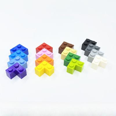 Piccole particelle Mattoni alti Blocchi di costruzione Pezzi di ricambio 2 + 1 Foro Angolo retto Puzzle Puzzle Giocattolo Puzzle Compatibile Blocchi di costruzione 2357 Parti