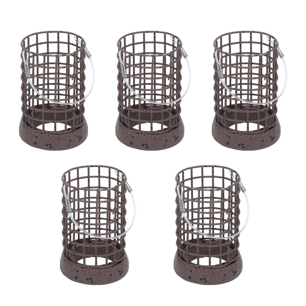 Fishing Bait Cage Lightweight Quick Sinking Sturdy Metal Fishing Bait Trap Basket Feeder Holder 50g