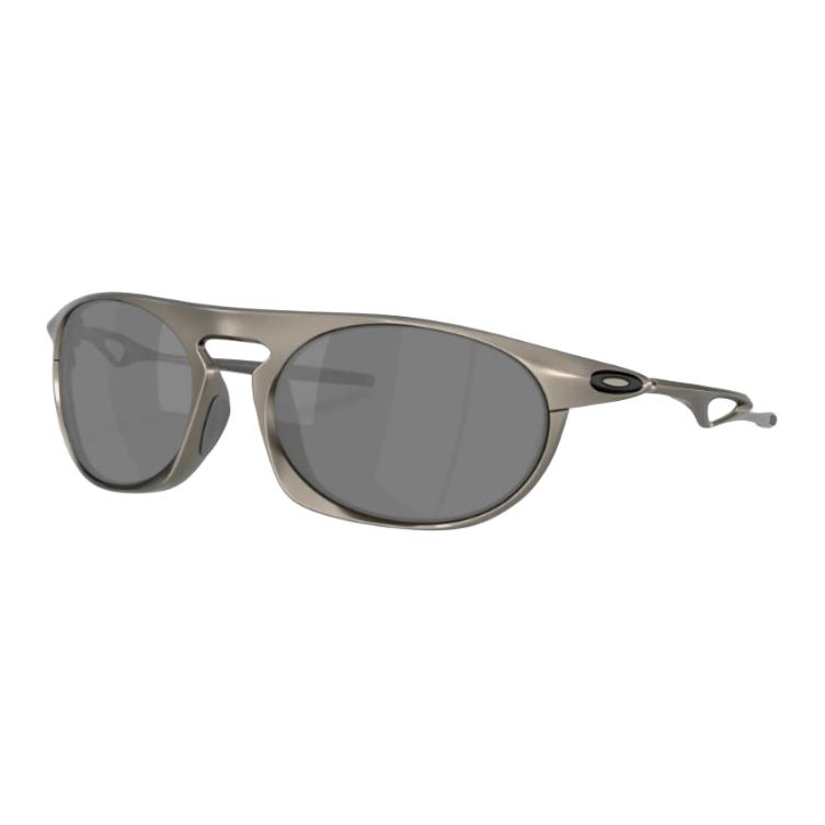 Овальные солнцезащитные очки Oakley с алюминиевыми дужками Логотип Унисекс-очки Серо-коричневые 0OO4065-05 F,Taupe