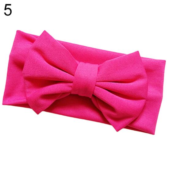 Drăguț pentru copii mici, de culoarea bomboanei, cu fundă elastică, accesoriu pentru bandă de păr