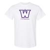 Wisconsin-Whitewater Warhawks Secondary Logo T-Shirt - White