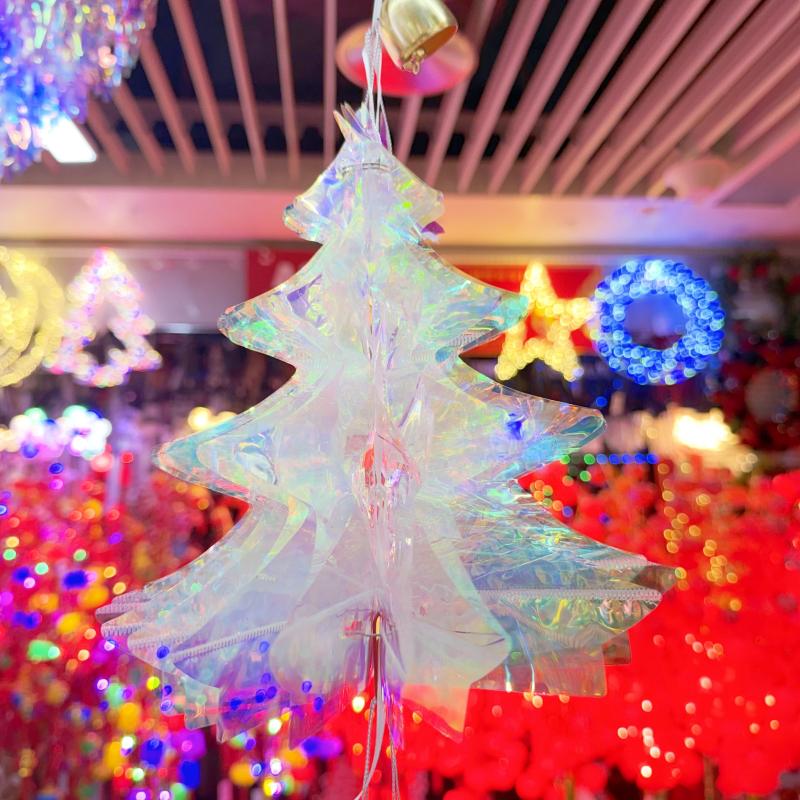 Colorful Laser Christmas Tree Ornaments for Parties, Weddings, Birthdays, and Annual Meetings