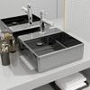 VidaXL Lavabo avec Trop-Plein Lave-Mains Vasque à Poser Vasque à Monter Salle de Bain Intérieur Salle d'Eau Cabine de 143477
