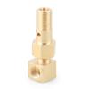 High Quality Banjo Bolt Adapter Fuel Pressure Gauge Thread Converter Copper Auto Part for Del Sol 1993-1997 Replacement