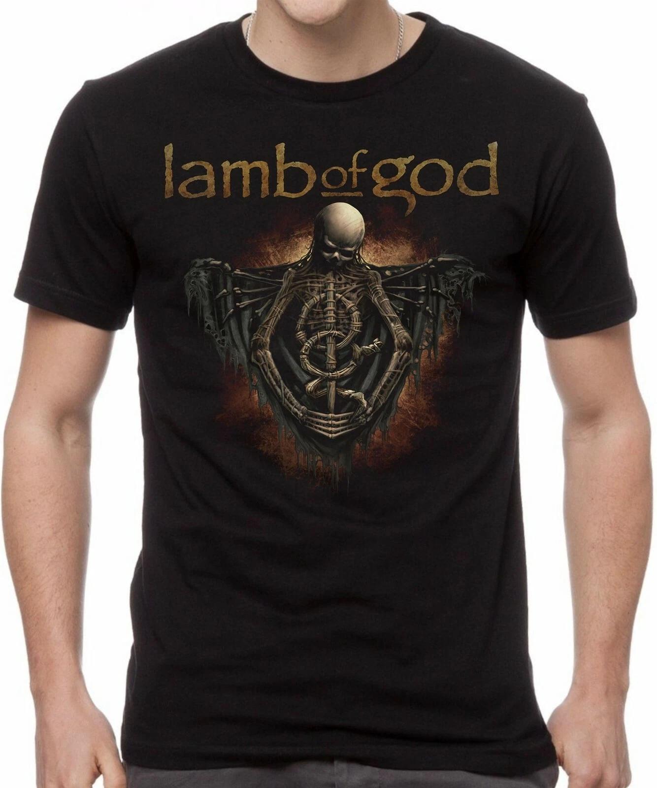 LAMB OF GOD cd lgo WRATH SKELETON TORSO Official SHIRT LRG new S