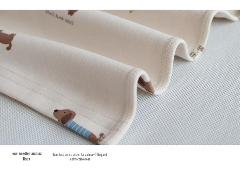 25 Style Baby High-Waisted Cotton Underwear Set for Boys & Girls - Belly Protection, Seamless, Warm Autumn/Winter Homewear