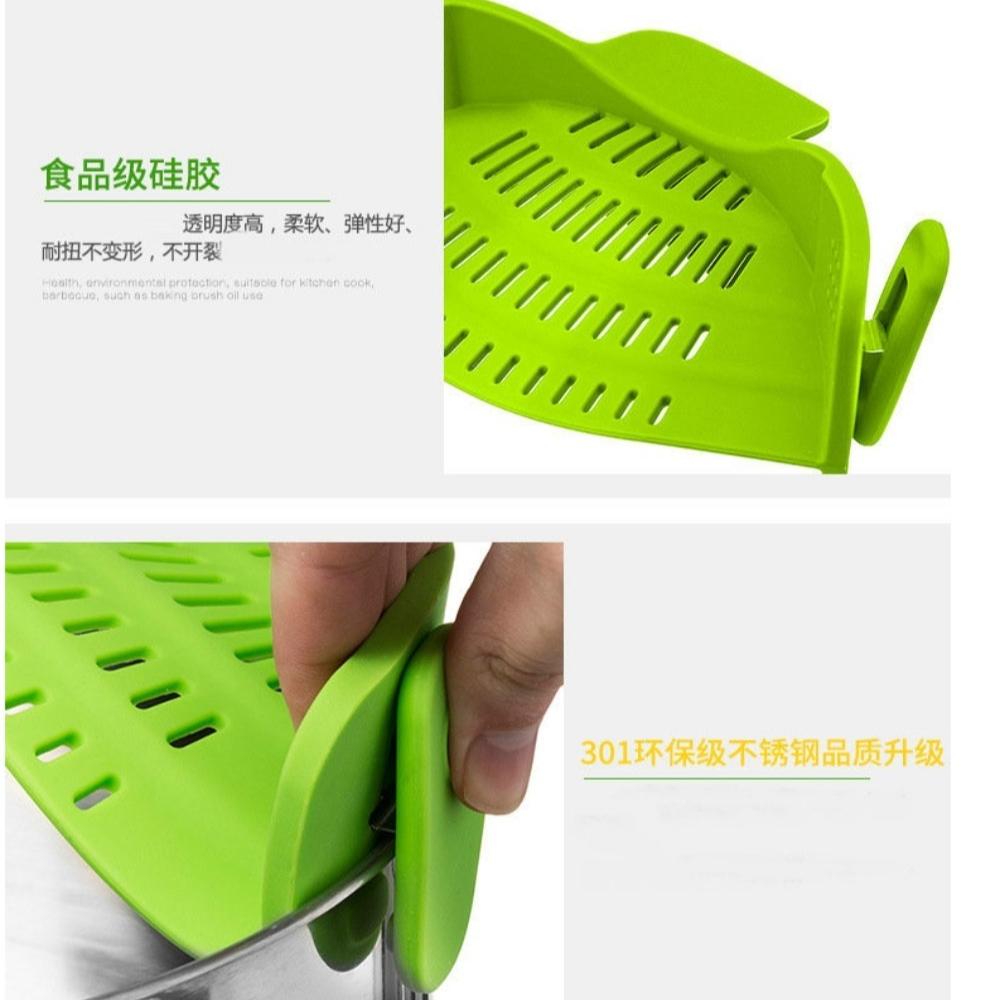 1pc, Strainer, Pot Strainer, Adjustable Clip On Strainer For Pots Pans And Bowls, Kitchen Pot Strainer