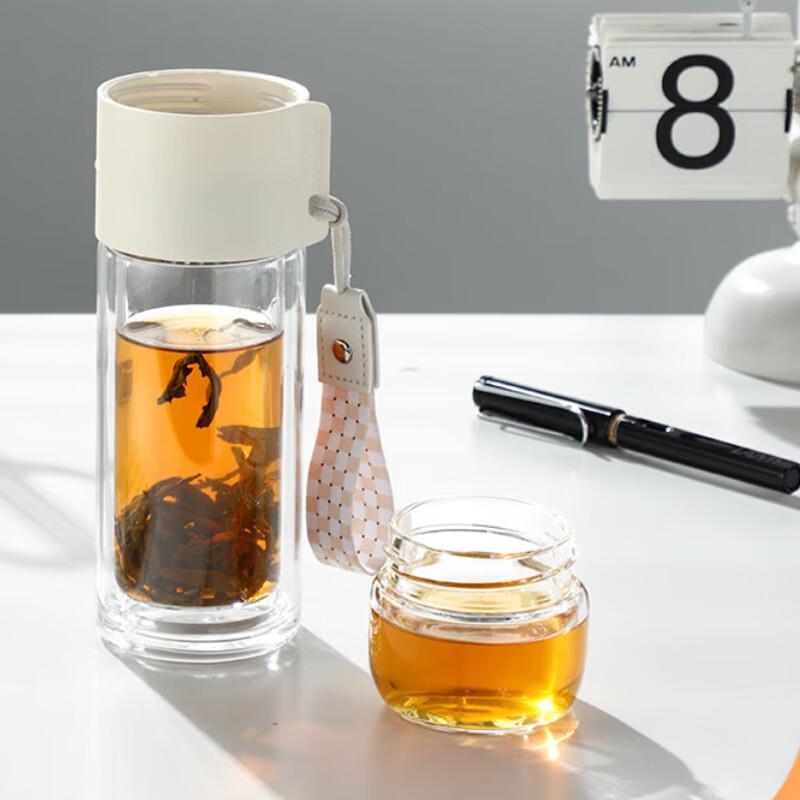 FUGUANG G2229 Double Wall Glass Tea Cup