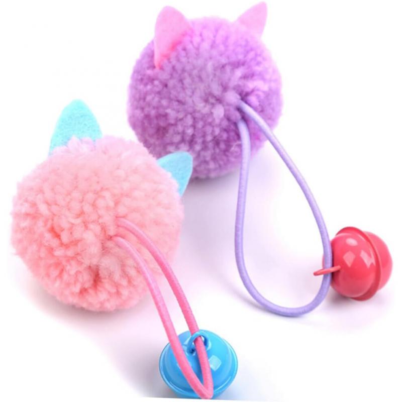 4pcs Plush Mouse Cat Teasing Balls for Indoor Play - Soft Engaging Exercise Toys for Kittens, Active Fun Playthings