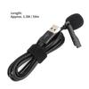 2PCS Professional Wired Wired Lapel Microphone USB Audio Output Clip-On Microphone  for Interview