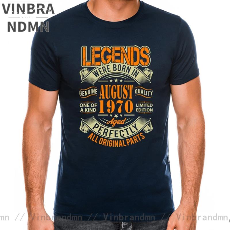 Legends Born In 1970 Aged Perfectly January Febuary March April May June July August September October November December T Shirt