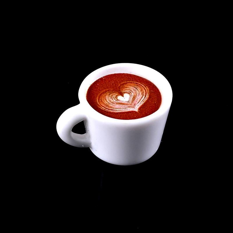 

10 шт., домашний декор, поделки, мини-чашка для кофе, смоляная кукольная игрушка, имитация еды, украшения, аксессуары для кукол ручной работы A2