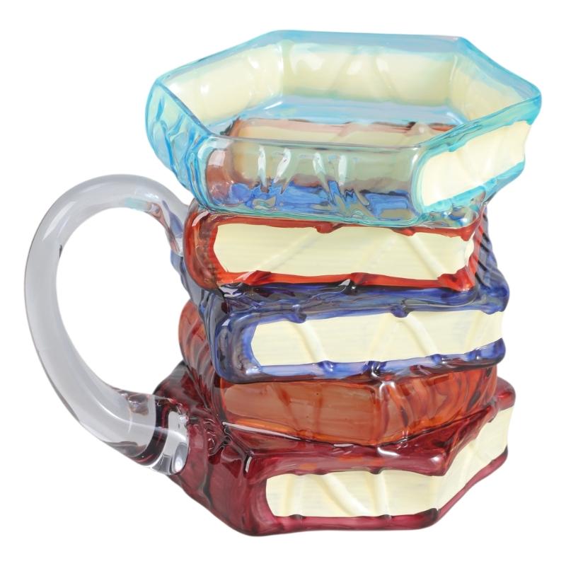 

Делікатна смоляна книга Кавова кружка з ручкою для дорослих та літніх людей Класичний елегантний посуд для кави, чаю, молока