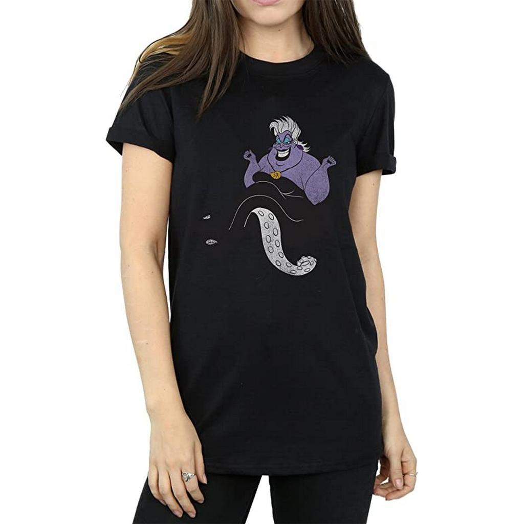 The Little Mermaid Damen/Damen Ursula Boyfriend-T-Shirt aus Baumwolle