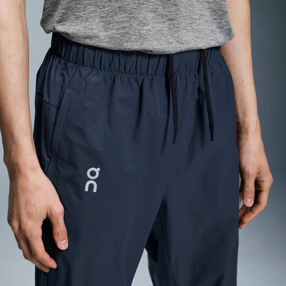 On Core Pants Solid Color Elastic Waist Running Sports Lg Pants Men Pants Midnight 1MF10111573