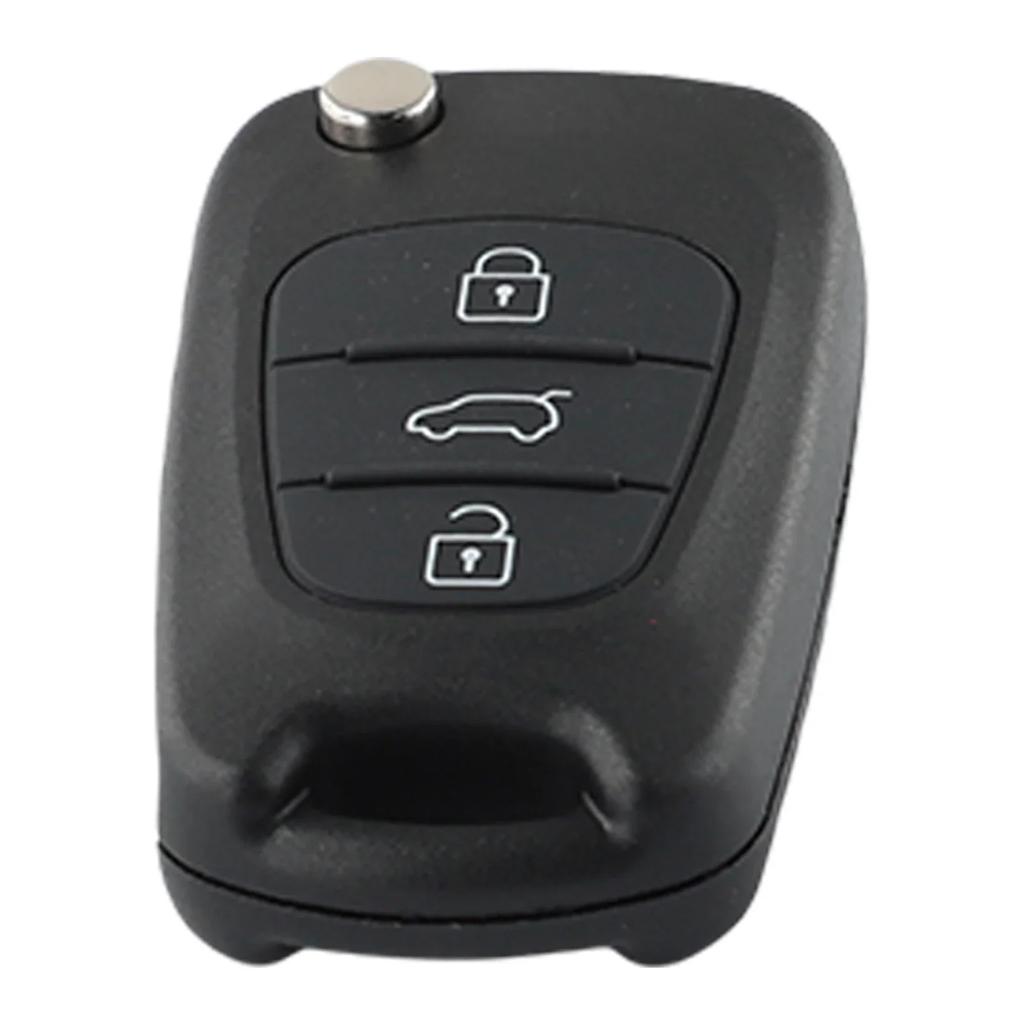 For Hyundai I20 Parts & Accessories Remote Key Case 954301J000 954301J050 954302L600 Black Plastic Direct Installation