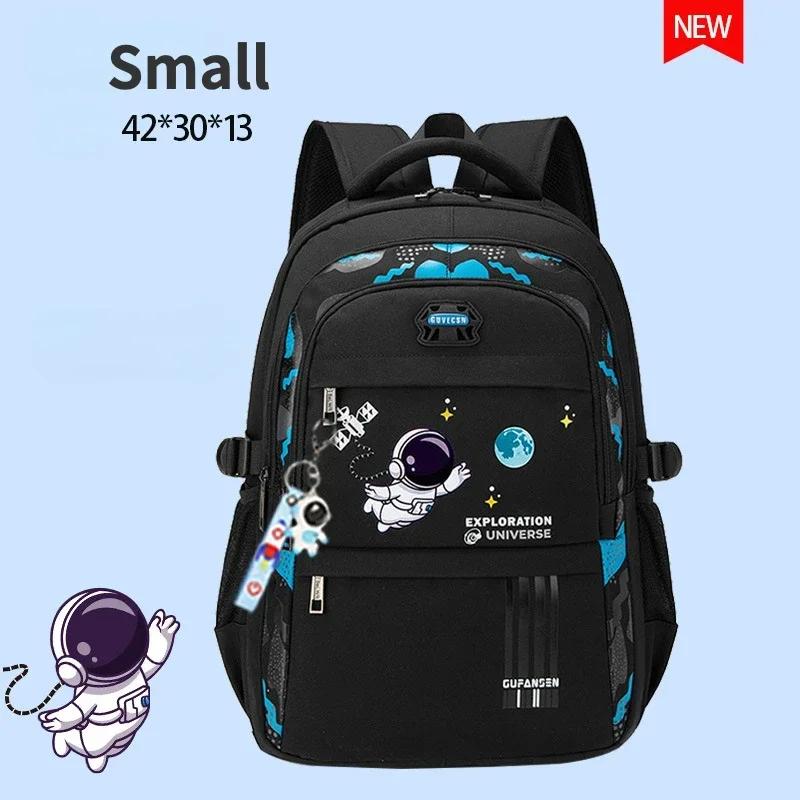 New Kids Backpack Cartoon Astronaut Teenages Schoolbag Primary Waterproof Backpack Boys Girls Orthopedic Mochila Infantile