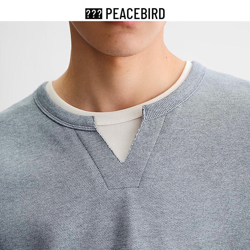 PEACEBIRD Herren Langarm-T-Shirt BACPF3165