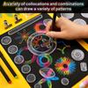 22 Pieces Spirograph Drawing Set Creative Deluxe Drawing Kit