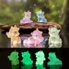 Cartoon Miniatur Einhörner Statue Home Dekoration Diy Haus Dekoration Zubehör Nette Kawaii Leucht Einhörner Puppen Geschenke