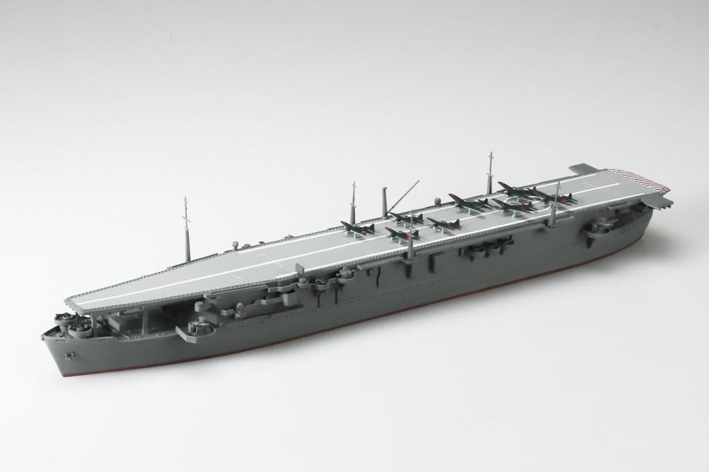 Aoshima Waterline No. 208 1/700 Scale Japanese Navy Aircraft Carrier Chuyo, Approximately 110mm, PS Plastic Model