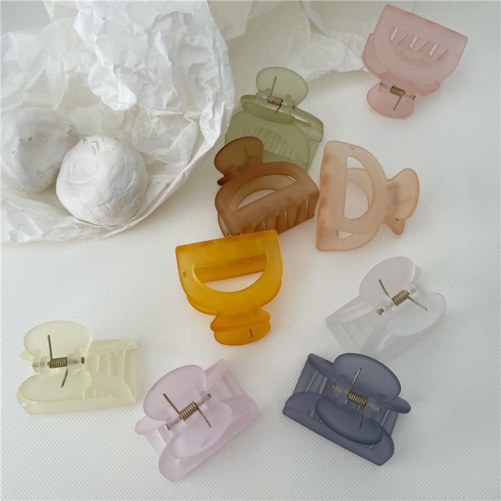 

Заколка для волос Candy Color Crabs, матовая заколка-акула, женская заколка-краб, корейская заколка для хвоста