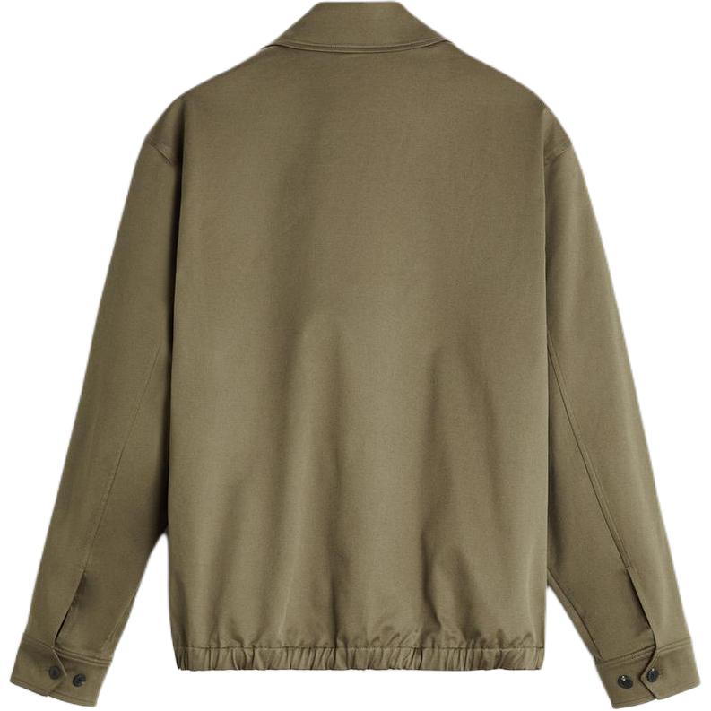 Zara Origins Kolekcja Specjalna Jednolity Kolor Casualowa Klapa Długi Rękaw Męska Kurtka Brązowa Zielona 7563300-054