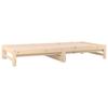 Vidaxl Extendable Bed, 2X(90X190) Cm, Light Pine Wood