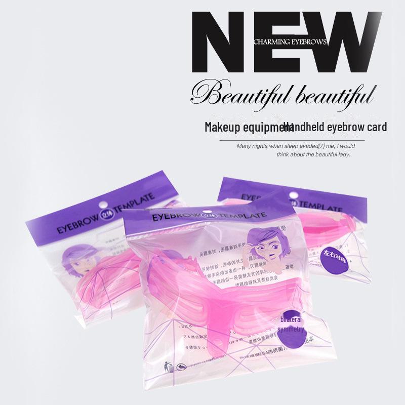 3rd Gen Eyebrow Shaping Kit: Handheld Tools & Beginner-Friendly Guides with 4 Stylish Shapes.