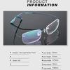 Titanium Alloy Rimless Glasses Frame Men Prescription Eyeglasses Myopia Optical Frame Screwless Eyewear Only Eyeglass Frames