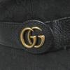 Great GUCCI Hat GG Canvas GG Marmont Bucket Black Polyester Mens 576587 Used