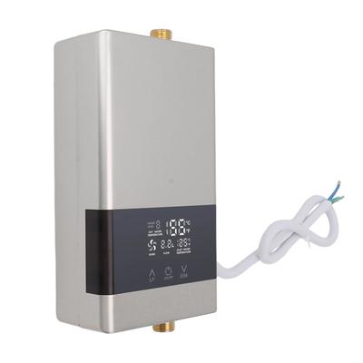 מחמם מים מיידי 6000W מחמם חשמלי התקנה קלה תצוגת מגע מים קבועים אוטומטית