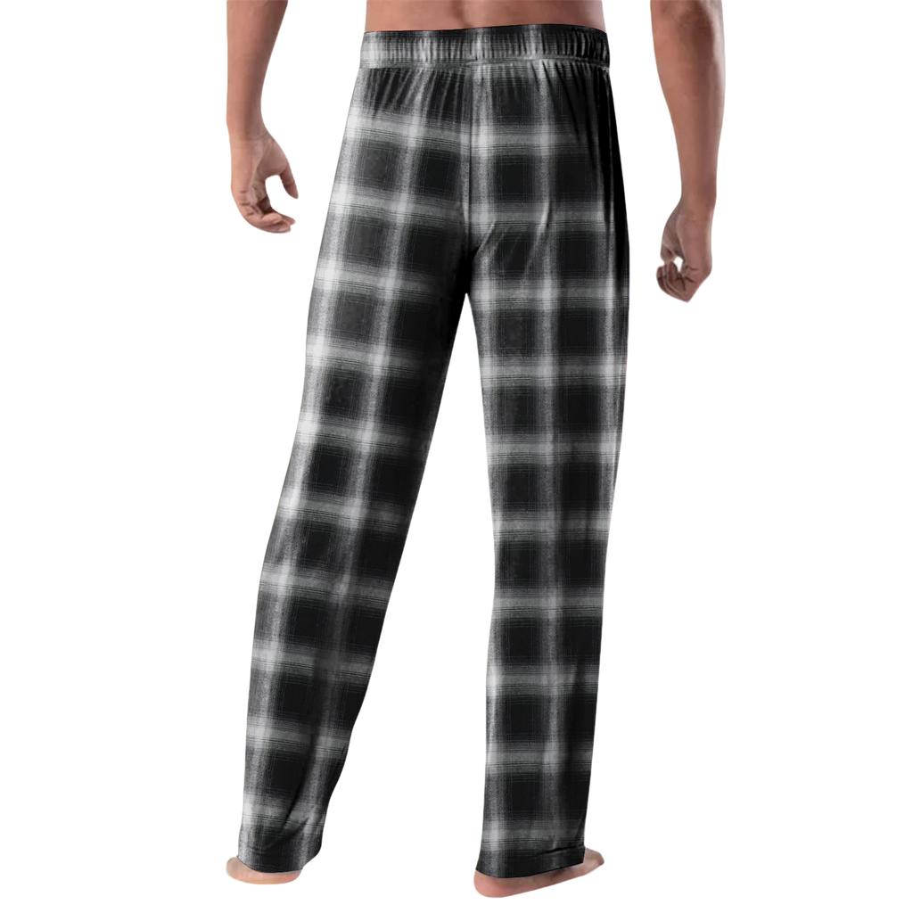 Stripe Pajama Pants Sleepwear Casual Drawstring Elastic Waist Pants Comfy Straight Yoga Loose Trousers