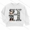 Children MINISO Minnie Hoodie Letter A B C D Kid Casual Clothes O-neck Pullover Little Baby Kawaii Cartoons Boy Girl Sweatshirts
