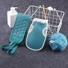 3PCS Thickened Reusable Exfoliating Scrub Gloves Spa Home Bathroom Body Back Exfoliation Foot Scrubber Bath Sponge