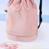 Mesh Swim Drawstring Backpacks Foldable Adjustable Shoulder Bag Sports Gym Bag for Soccer Pool Outdoor Basketball Volleyball