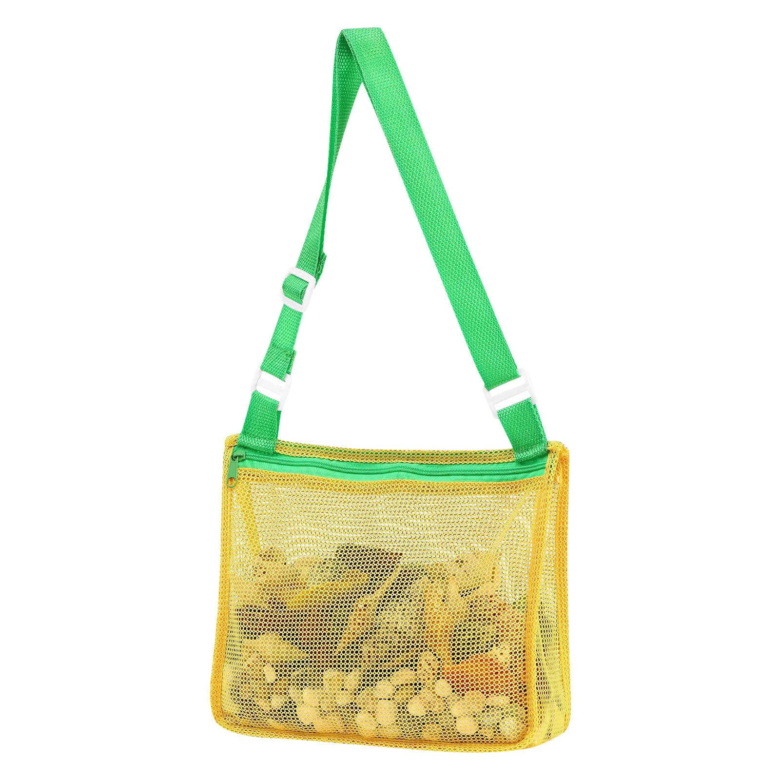 

Пляжная игрушка Сетчатая пляжная сумка Детская сумка для сбора Пляжная игрушка для песка Для хранения s Пляжные игрушки Игрушки для песка Аксессуары для плавания Для мальчиков и девочек(Только сумки ) A