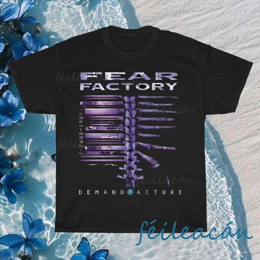 

New Fear Factory Demanufacture Logo American T-Shirt Funny Size S to 5XL L