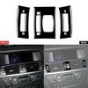 Glossy Piano Black Central AC Air Vent Switch Cover For BMW X3 X4 F25 F26 11-17